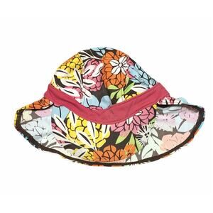 Hanna Andersson Floral Swim Sunhat Pink size small